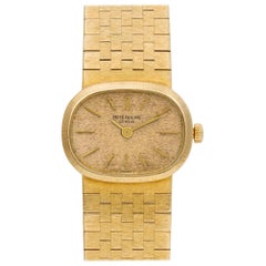 Patek Philippe Ellipse 3373 18 Karat Gold Dial Manual Watch