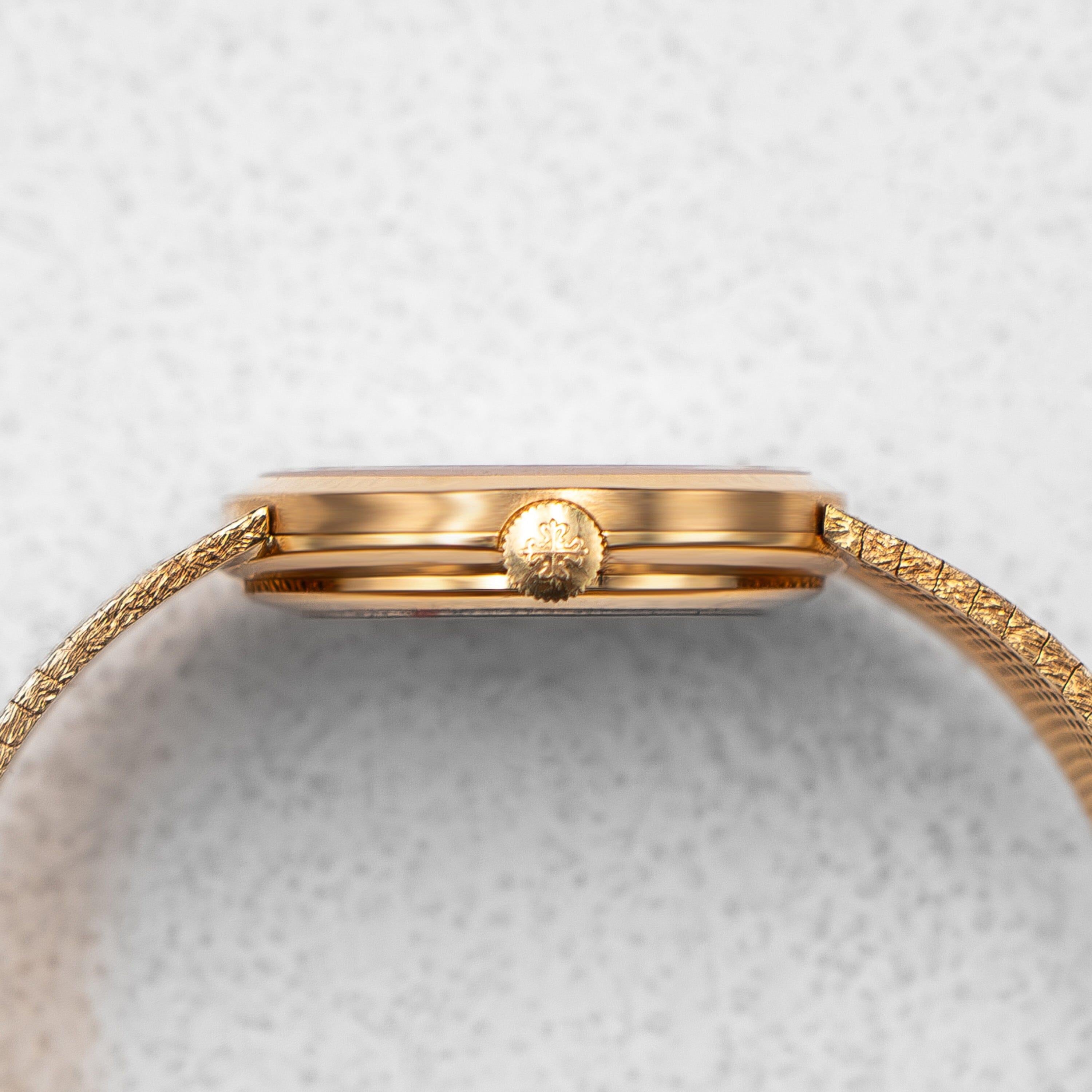 Reloj para caballero Patek Philippe Ellipse 3545 Esfera Champán en Bueno estado para la venta en Great Neck, NY