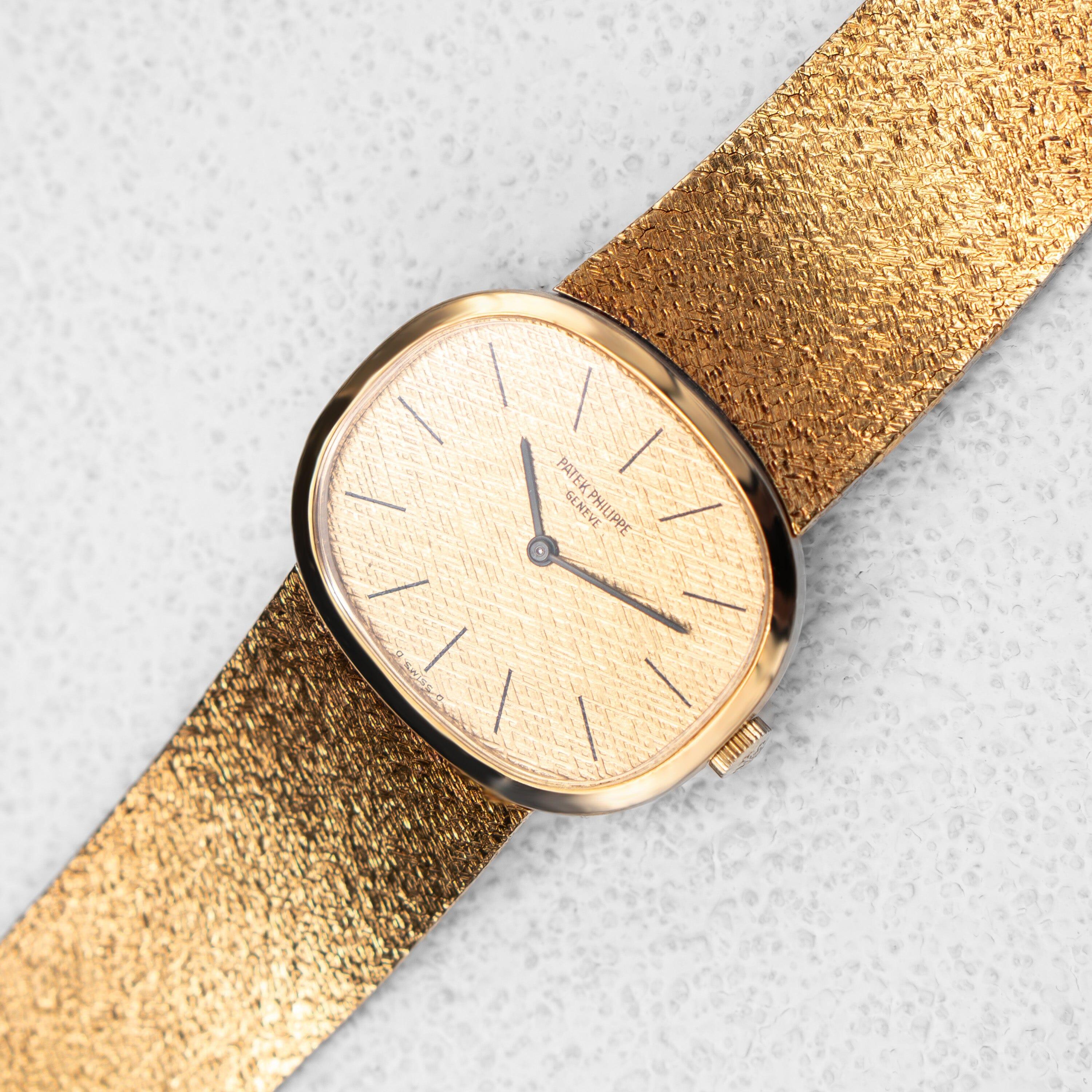 Reloj para caballero Patek Philippe Ellipse 3545 Esfera Champán en venta 1