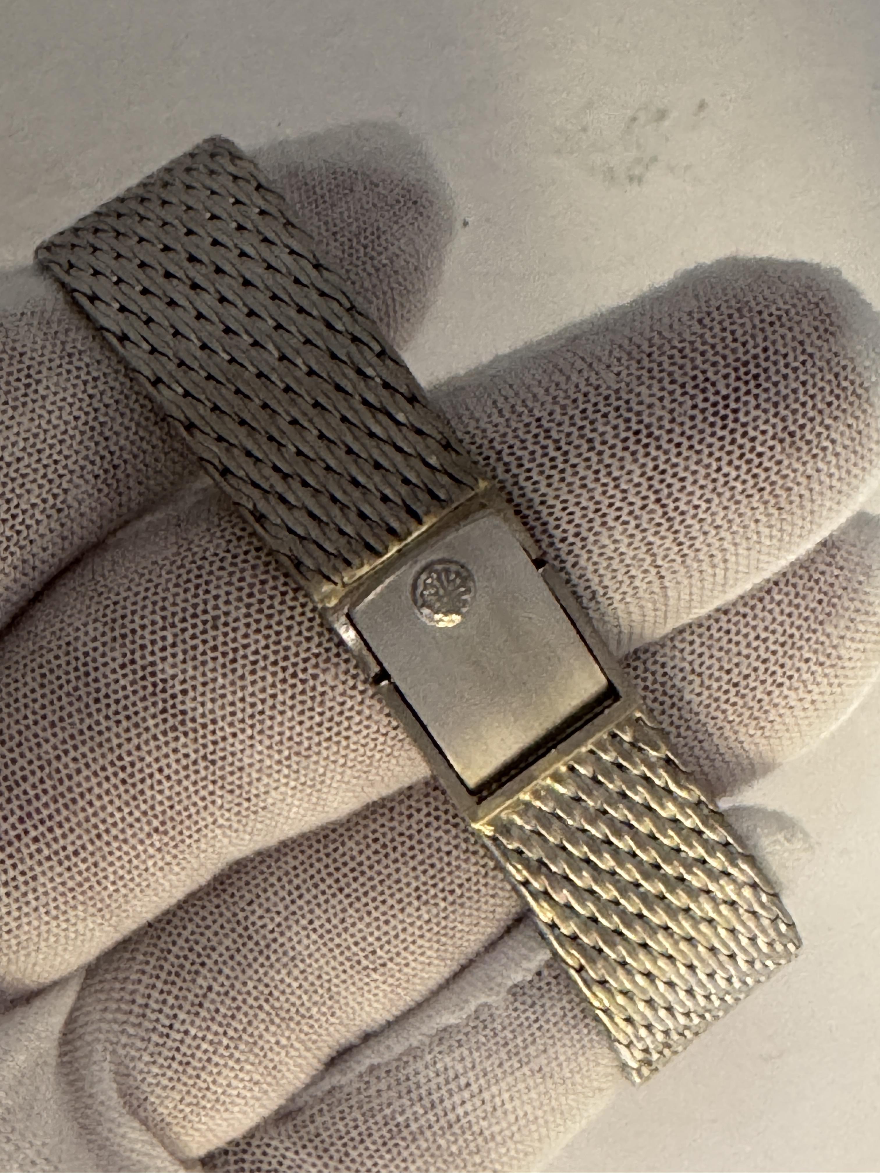 da uomo o donna Patek Philippe Ellipse 3548G Orologio con quadrante blu stampato in oro bianco 18 carati in vendita