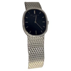 Patek Philippe Ellipse 3548G Reprinted-Blue Dial 18K White Gold Watch