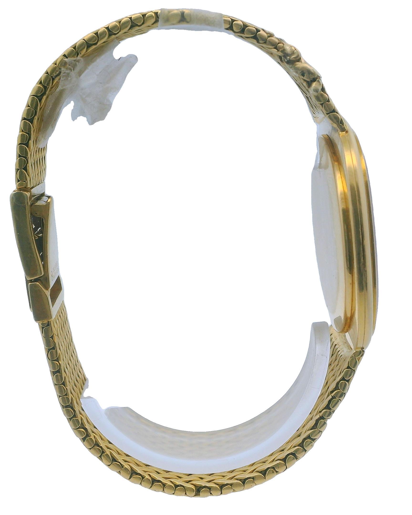 Patek Philippe Ellipse 3589/1 18K Yellow Gold Bronze Dial Watch For Sale 2