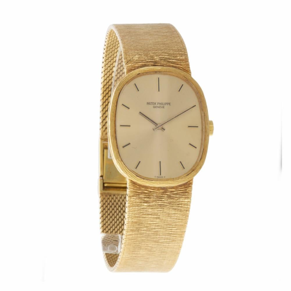 Men's Patek Philippe Ellipse 3746, Gold Dial, Certified and Warranty