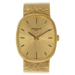 Patek Philippe Ellipse 3746, Gold Dial, Certified and Warranty