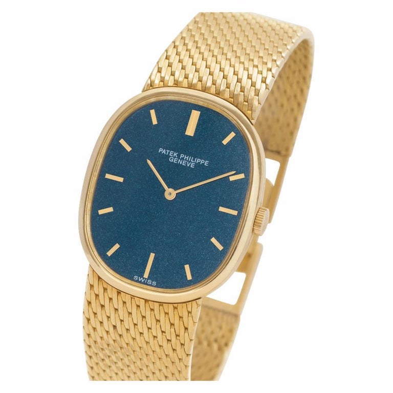 Patek Philippe Ellipse 3748/1, Blue Dial, Certified and Warranty at 1stDibs