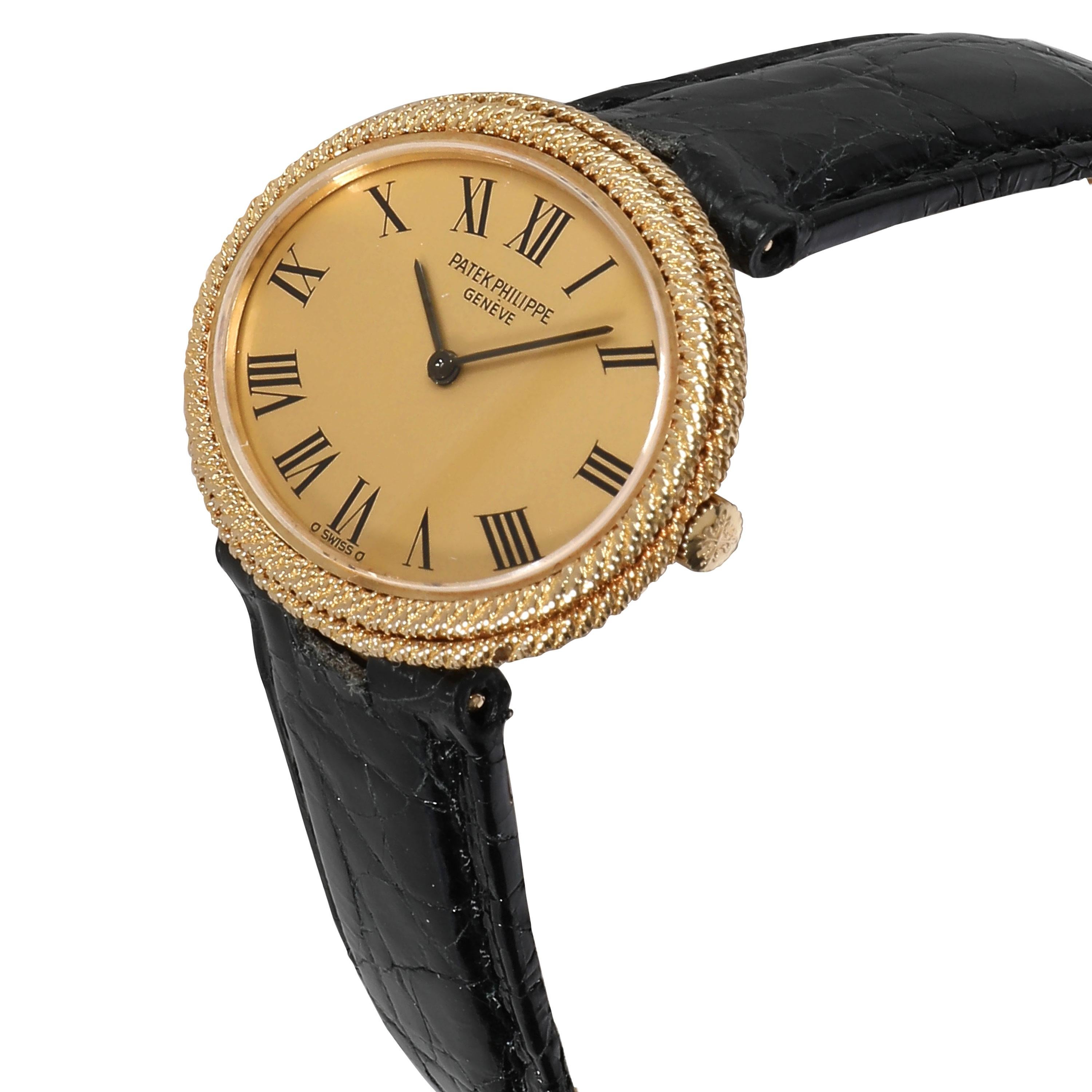 Patek Philippe Ellipse 4290 Women's Watch in 18kt Yellow Gold In Excellent Condition In New York, NY