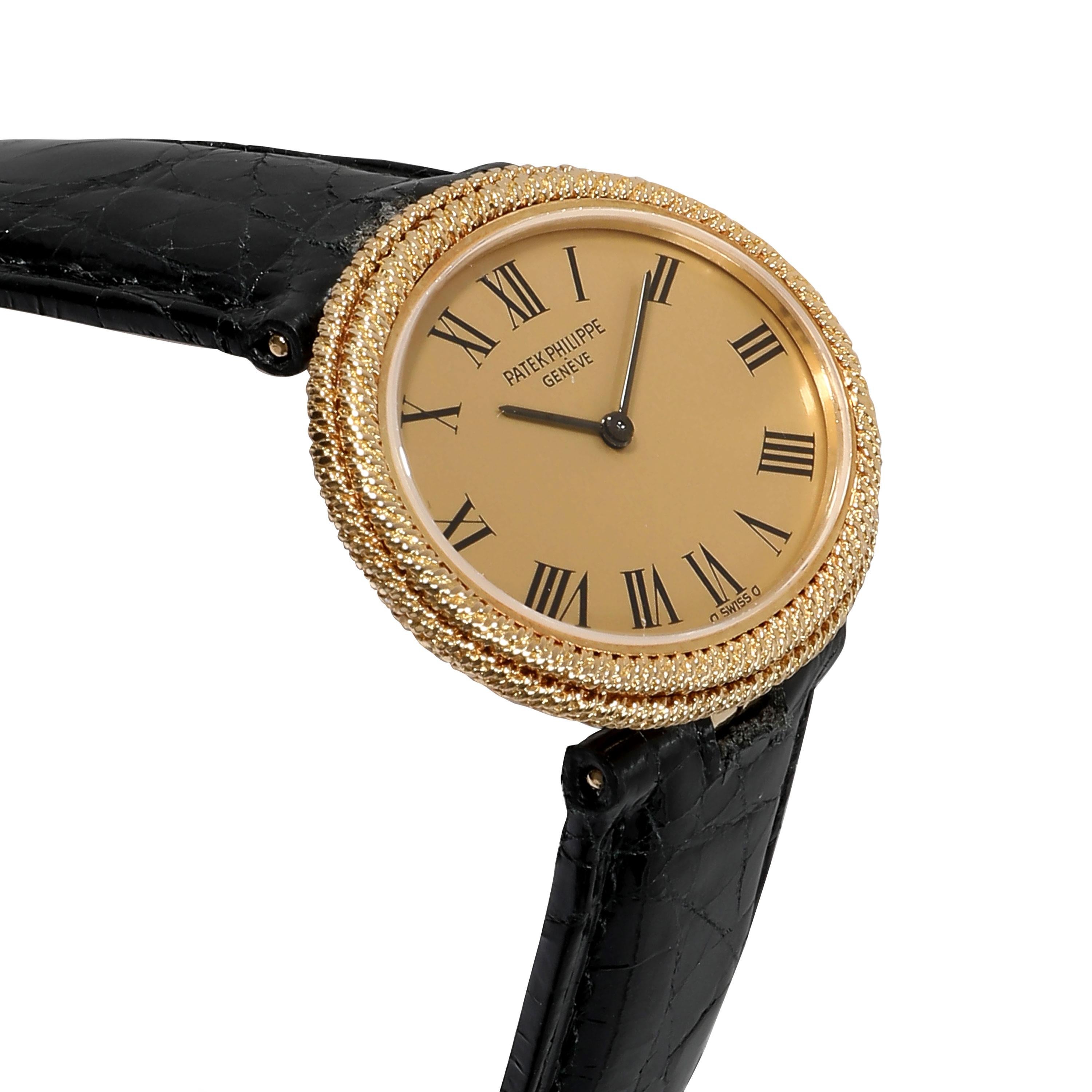Patek Philippe Ellipse 4290 Women's Watch in 18kt Yellow Gold In Excellent Condition In New York, NY
