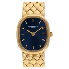 Patek Philippe Ellipse 4764/011 18 Karat Blue Dial Quartz Watch