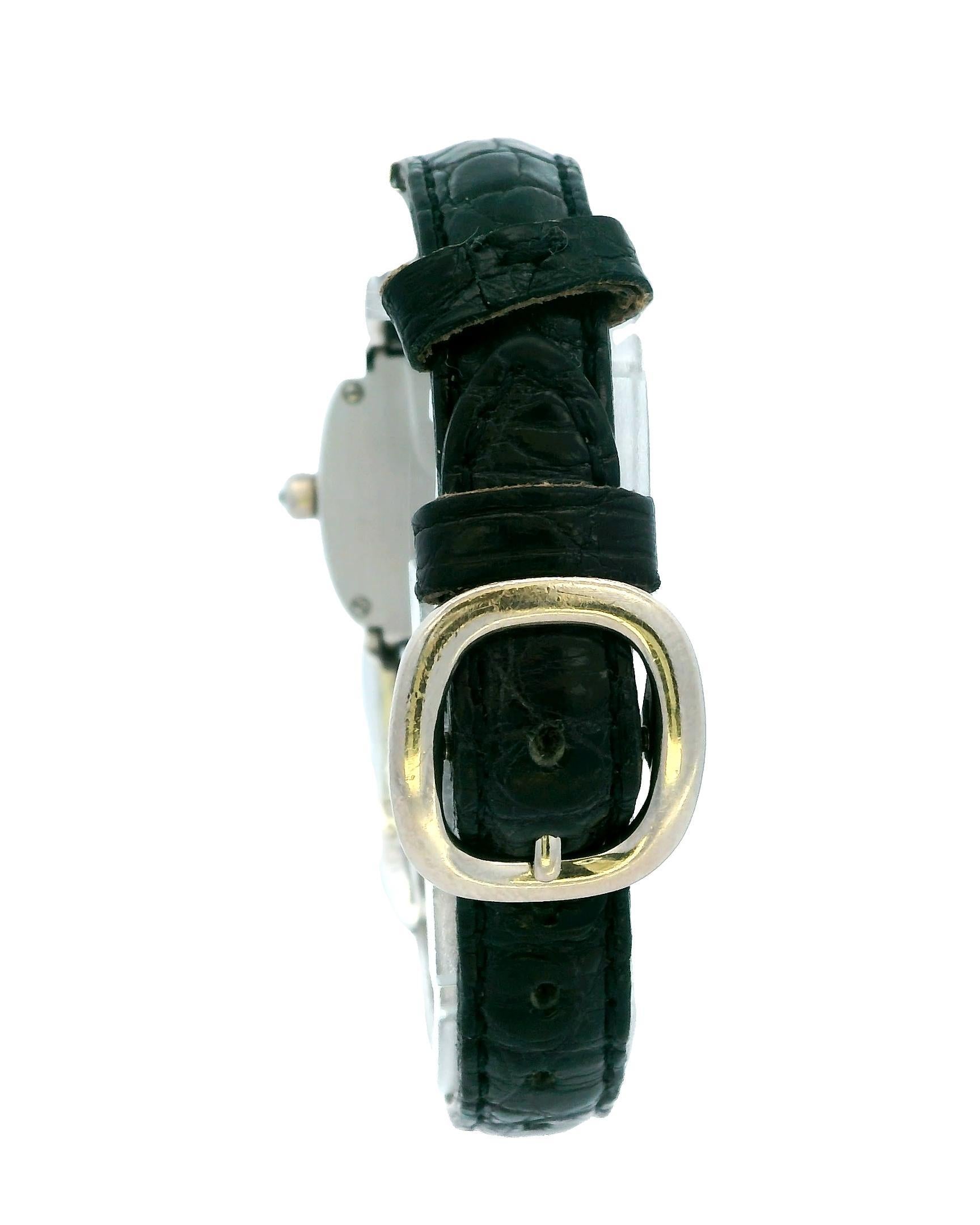Patek Philippe Ellipse 4832 Montre pour femme en or blanc 18 carats avec cadran MOP pavé Excellent état - En vente à Great Neck Plaza, NY