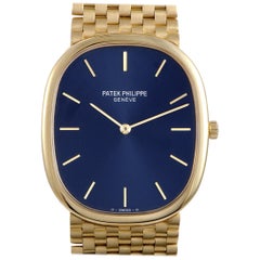 Patek Philippe Ellipse Manual Wind Blue Dial Watch 3748