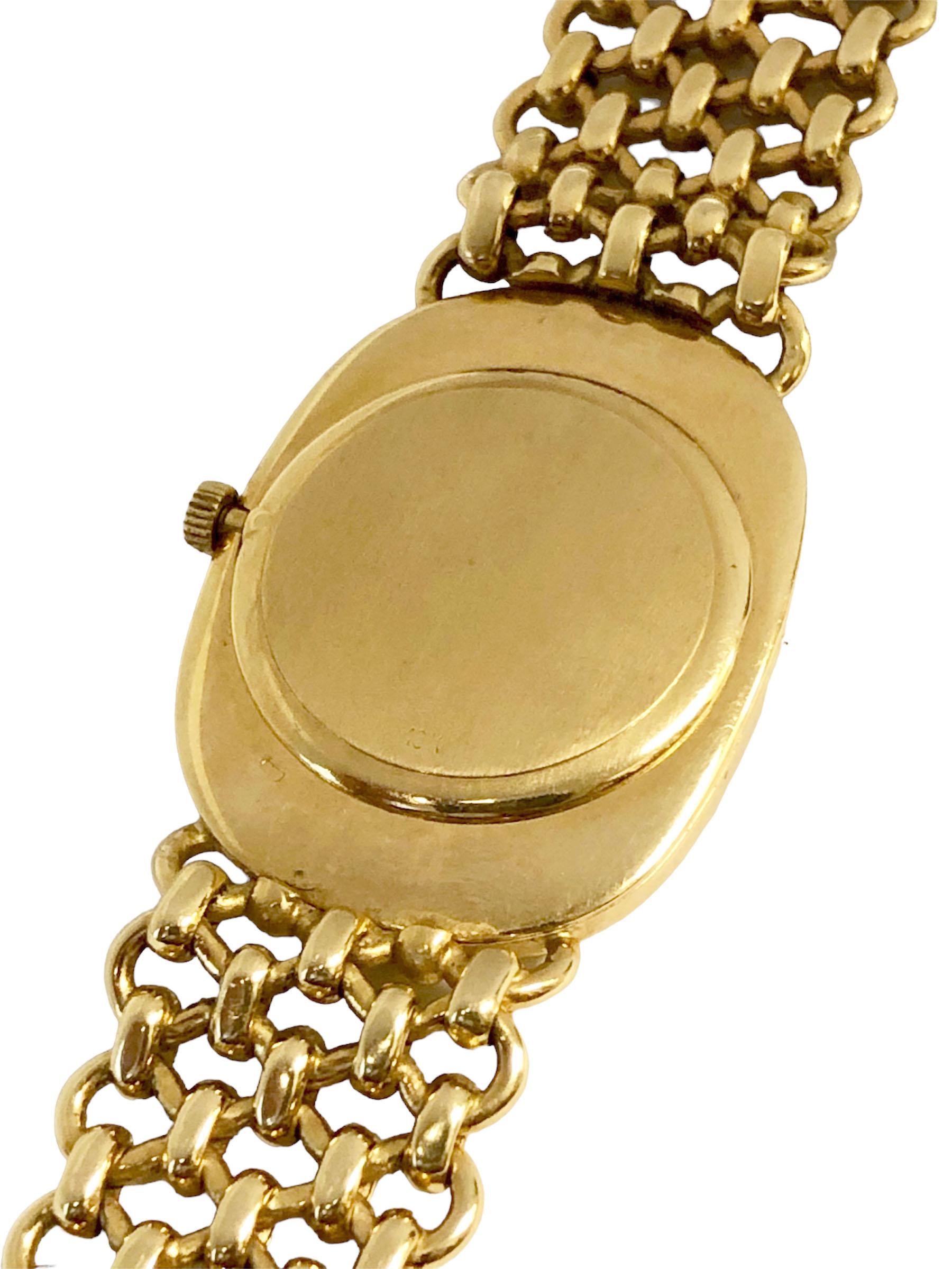 Patek Philippe Ellipse Ref. 3577 / 1 Gents Yellow Gold Mechanical Wrist Watch In Excellent Condition In Chicago, IL