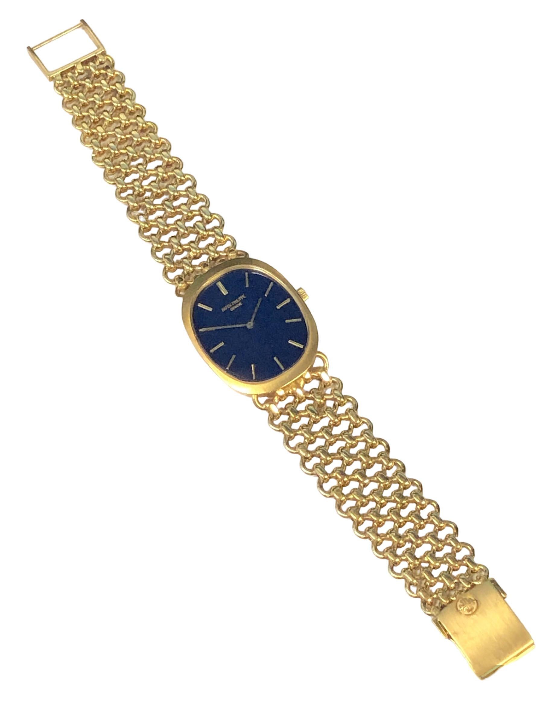 Patek Philippe Ellipse Ref. 3577 / 1 Gents Yellow Gold Mechanical Wrist Watch 2