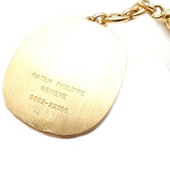 Patek Philippe Ellipse Solid Yellow Gold Key Chain
