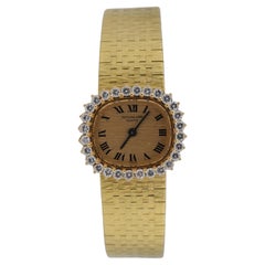 Patek Philippe Ellipse Watch with Diamonds in 18k yellow gold