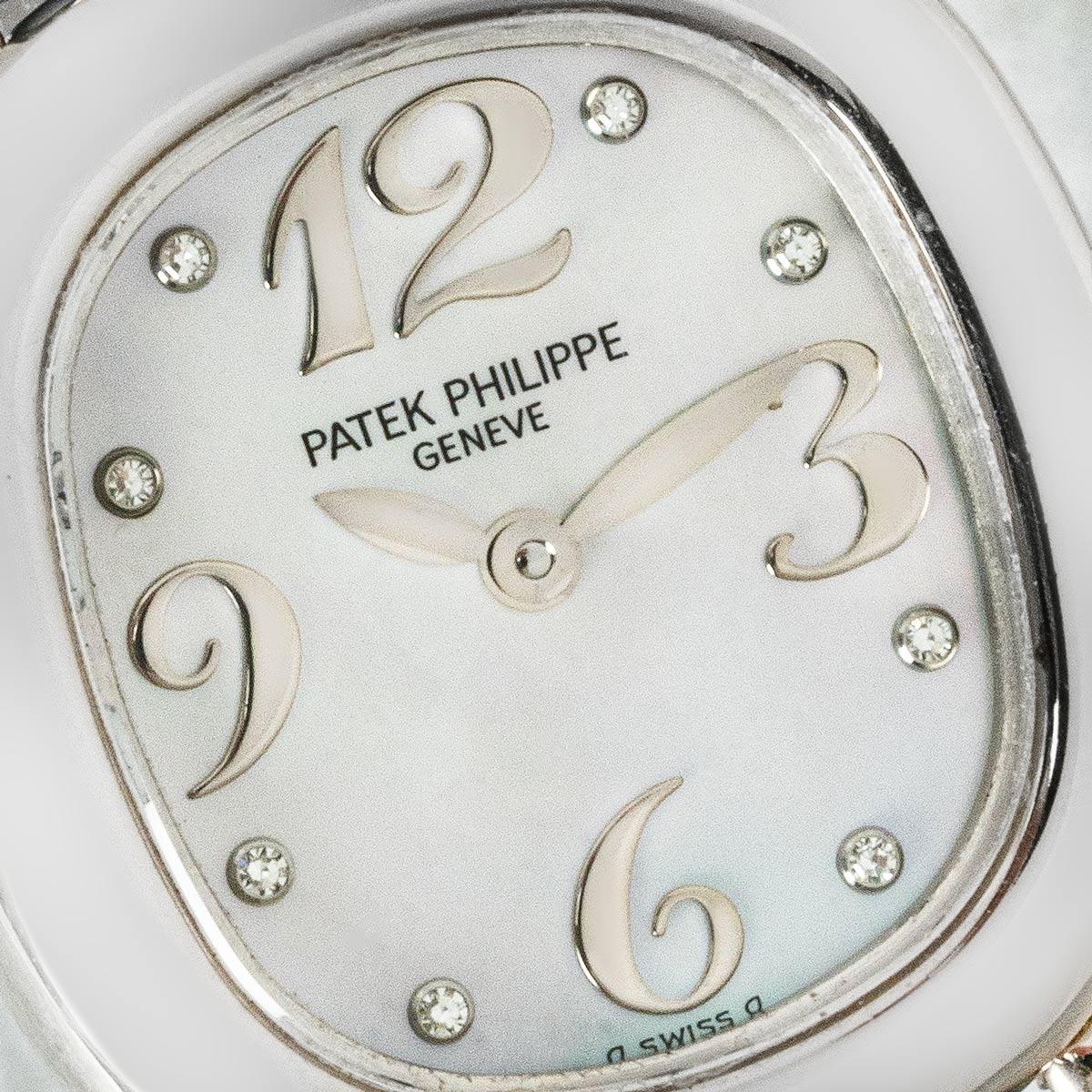 Round Cut Patek Philippe Ellipse White Gold 4830G For Sale