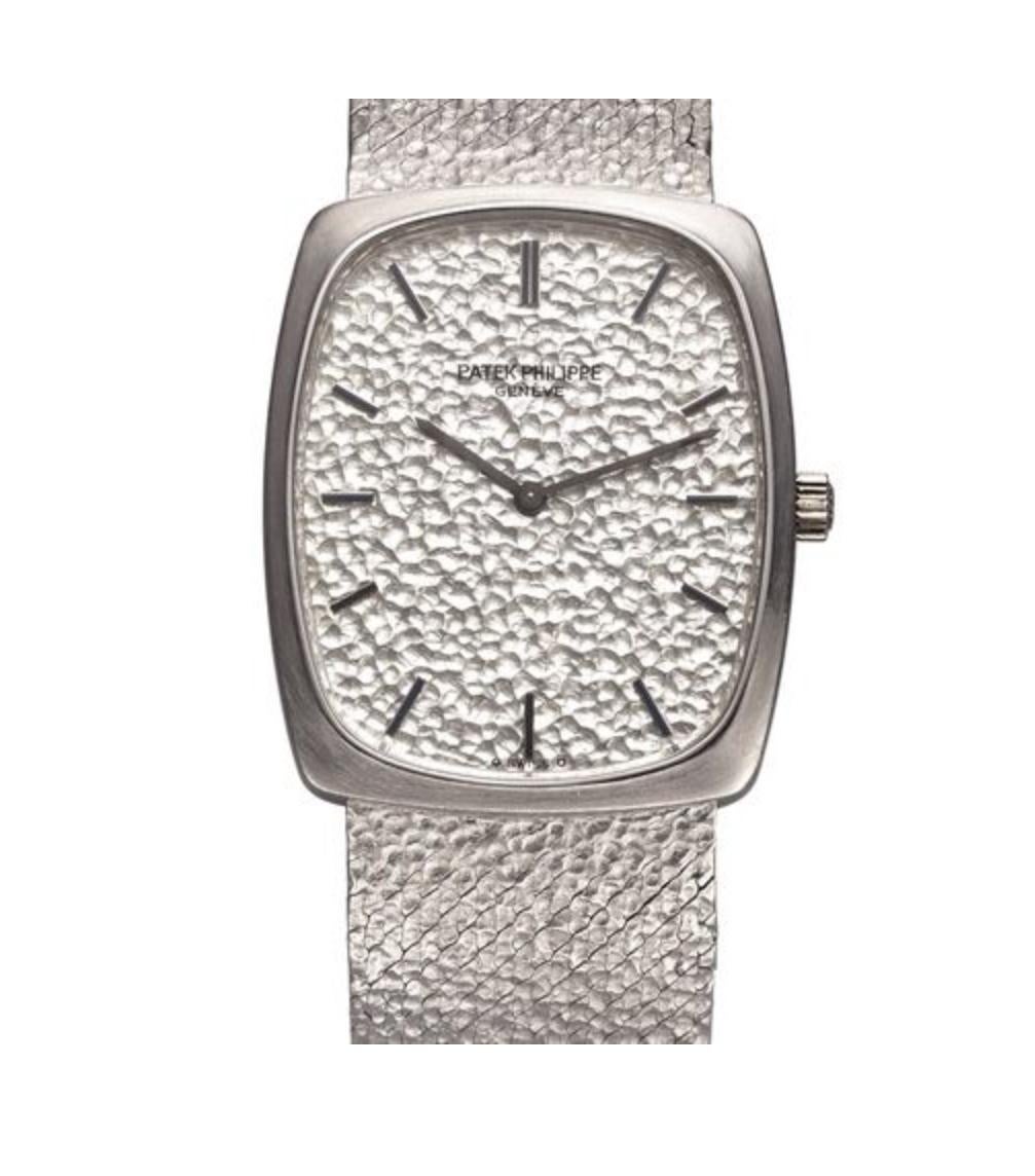 Women's or Men's Patek Philippe Ellipse White Gold Watch