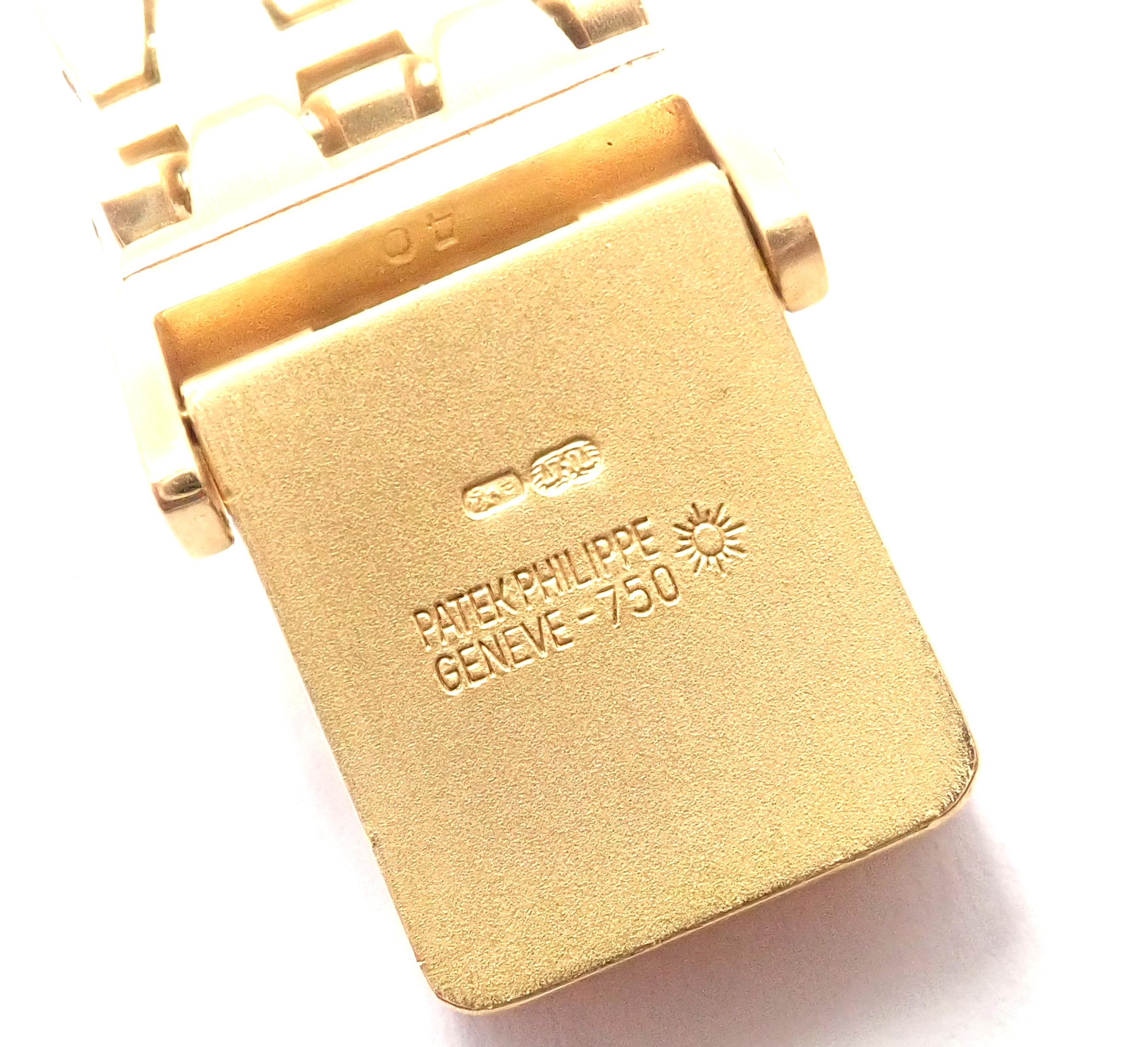Patek Philippe Ellipse Yellow Gold Bracelet Wristwatch Ref 4830/1 2
