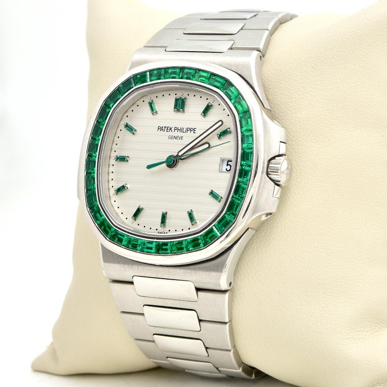 patek philippe nautilus green emerald
