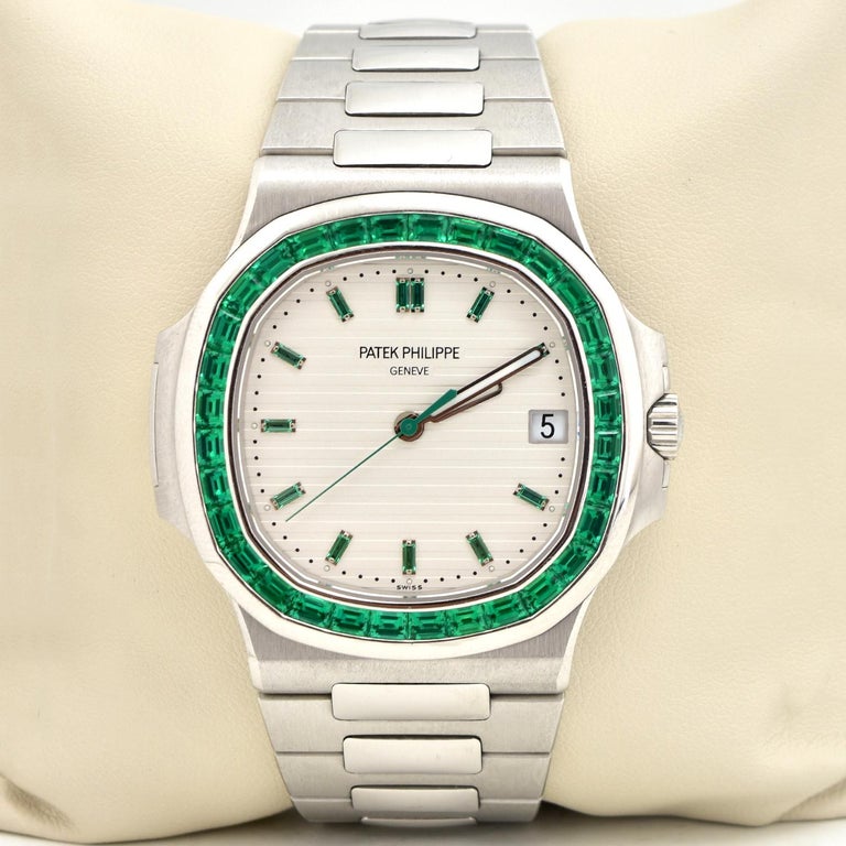 patek philippe nautilus green emerald