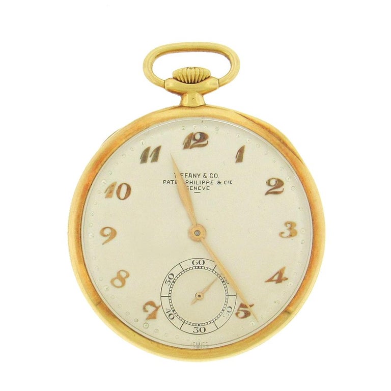 Patek Philippe for Tiffany and Co Pocket Watch For Sale at 1stDibs