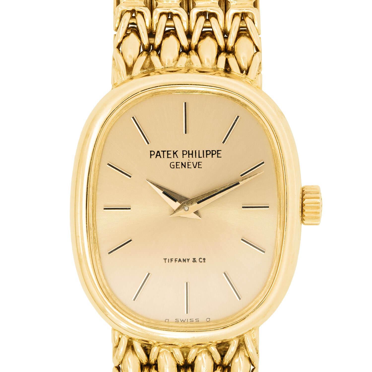 PATEK PHILIPPE for TIFFANY & Co. Vintage 18k Watch For Sale