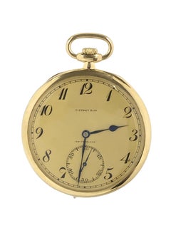 Patek Philippe for Tiffany & Company Yellow Gold Presentation Pocket Watch