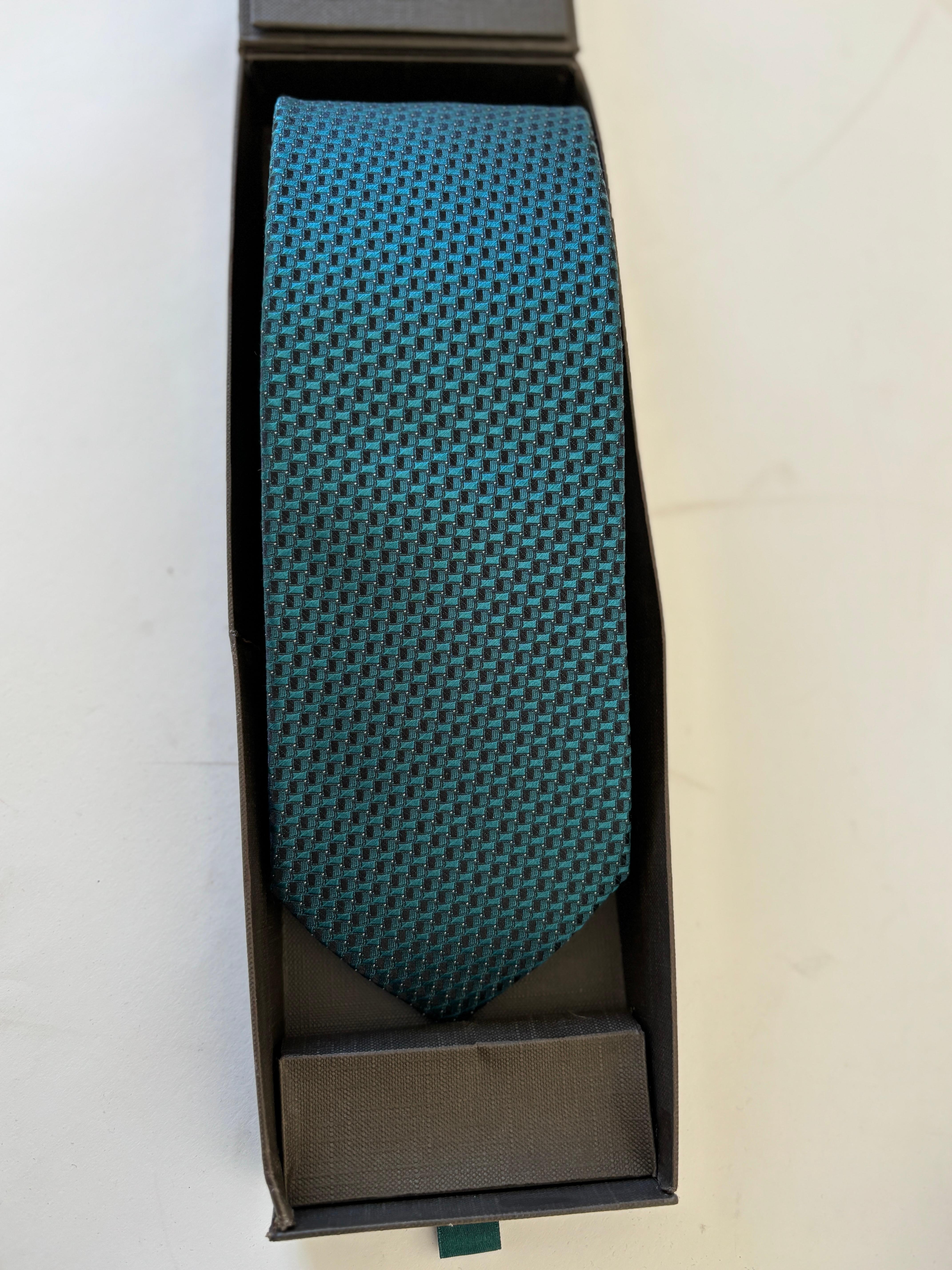 Patek Philippe Geneve Blue Silk Neck Tie For Sale 10