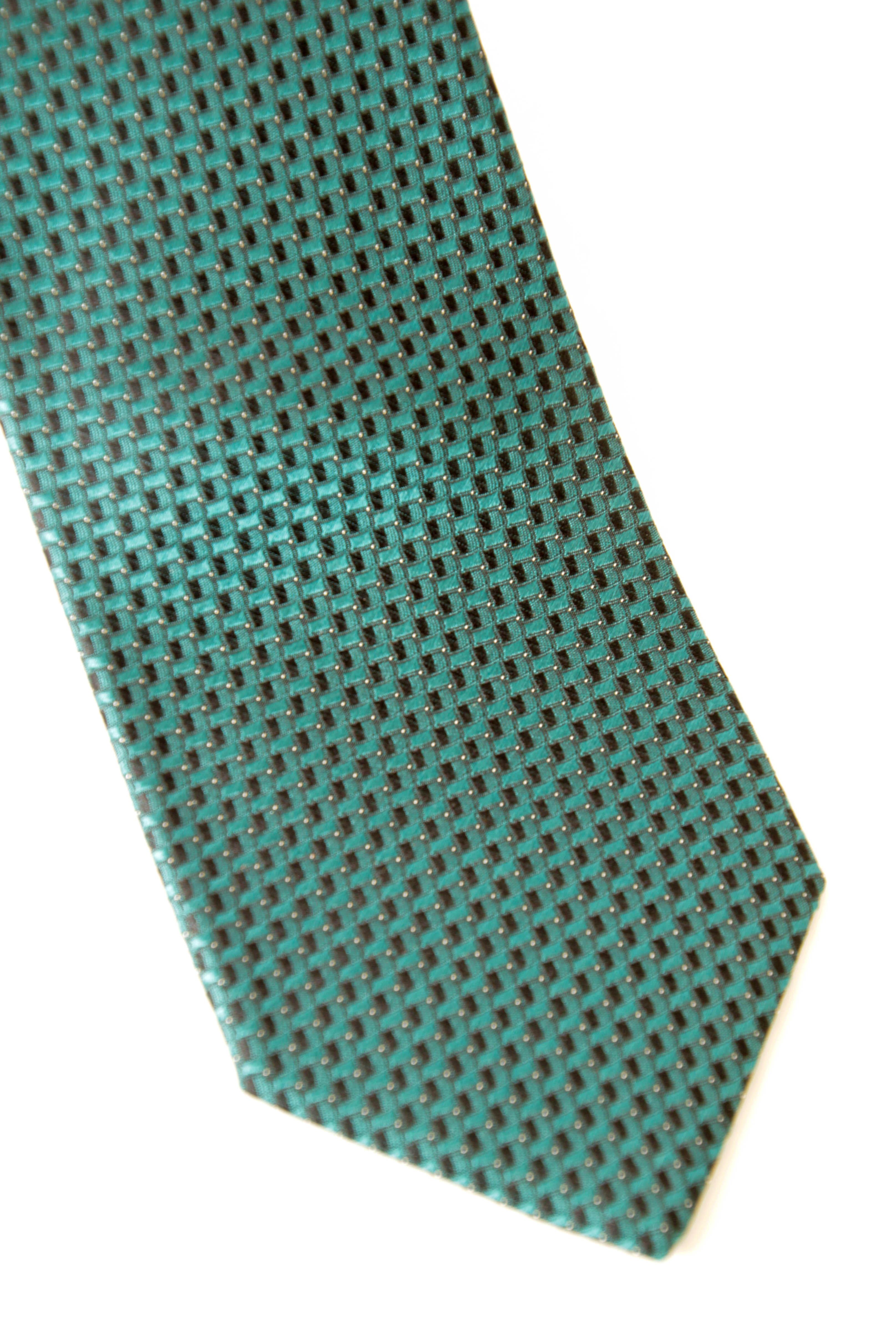 Patek Philippe Geneve Blue Silk Neck Tie In New Condition For Sale In North Hollywood, CA