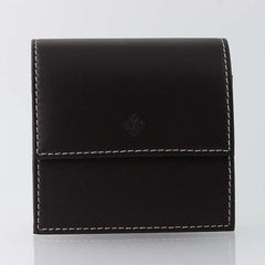 Patek Philippe Geneve Brown Leather Travel Watch Case New Cushion & Card Swiss