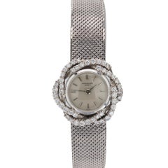 Vintage Patek Philippe Genéve diamond 18k white gold watch