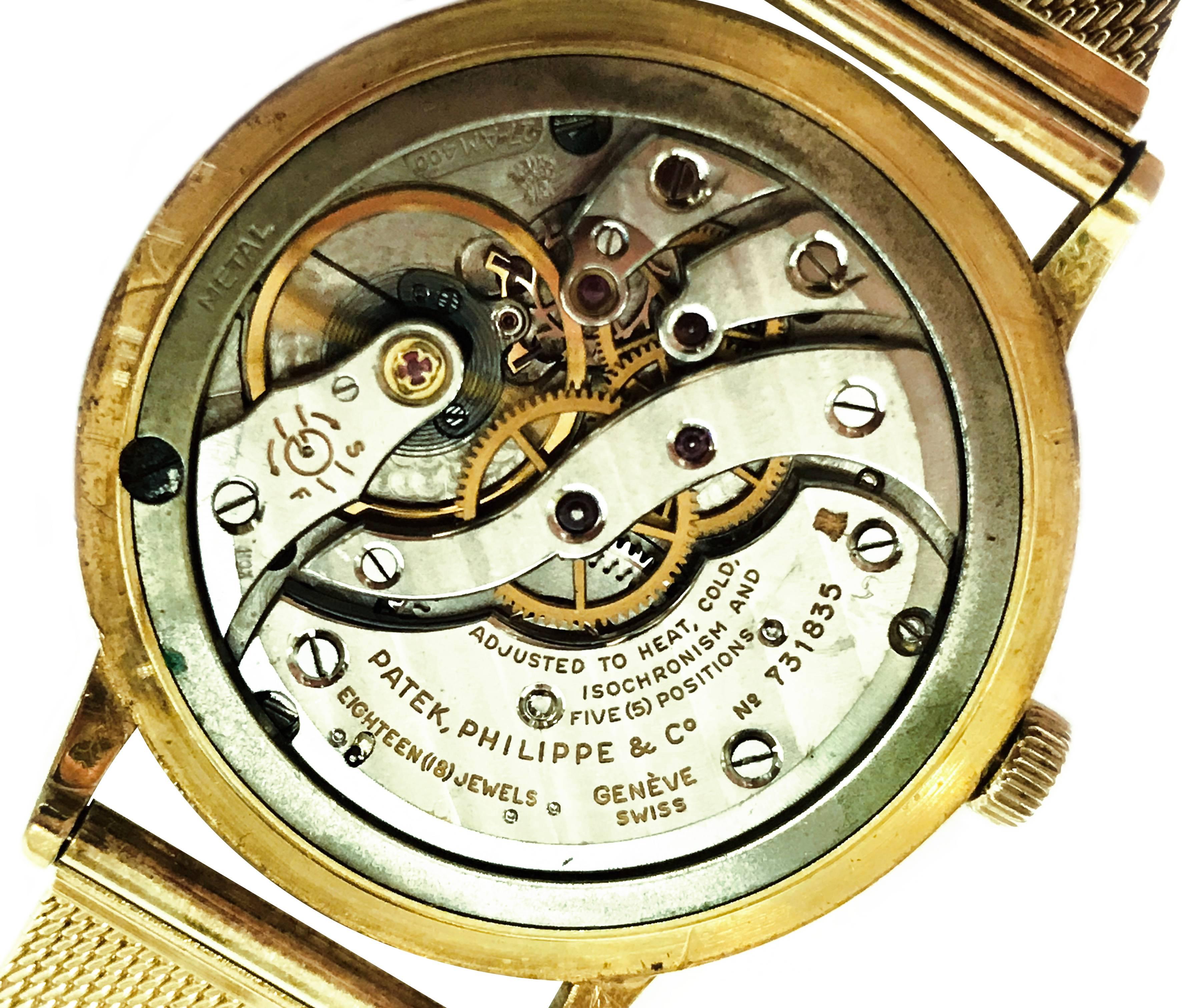 Women's or Men's Patek Philippe Genéve Gold, 18 Jewels Watch