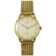 Vintage Patek Philippe Genéve Gold, 18 Jewels Watch
