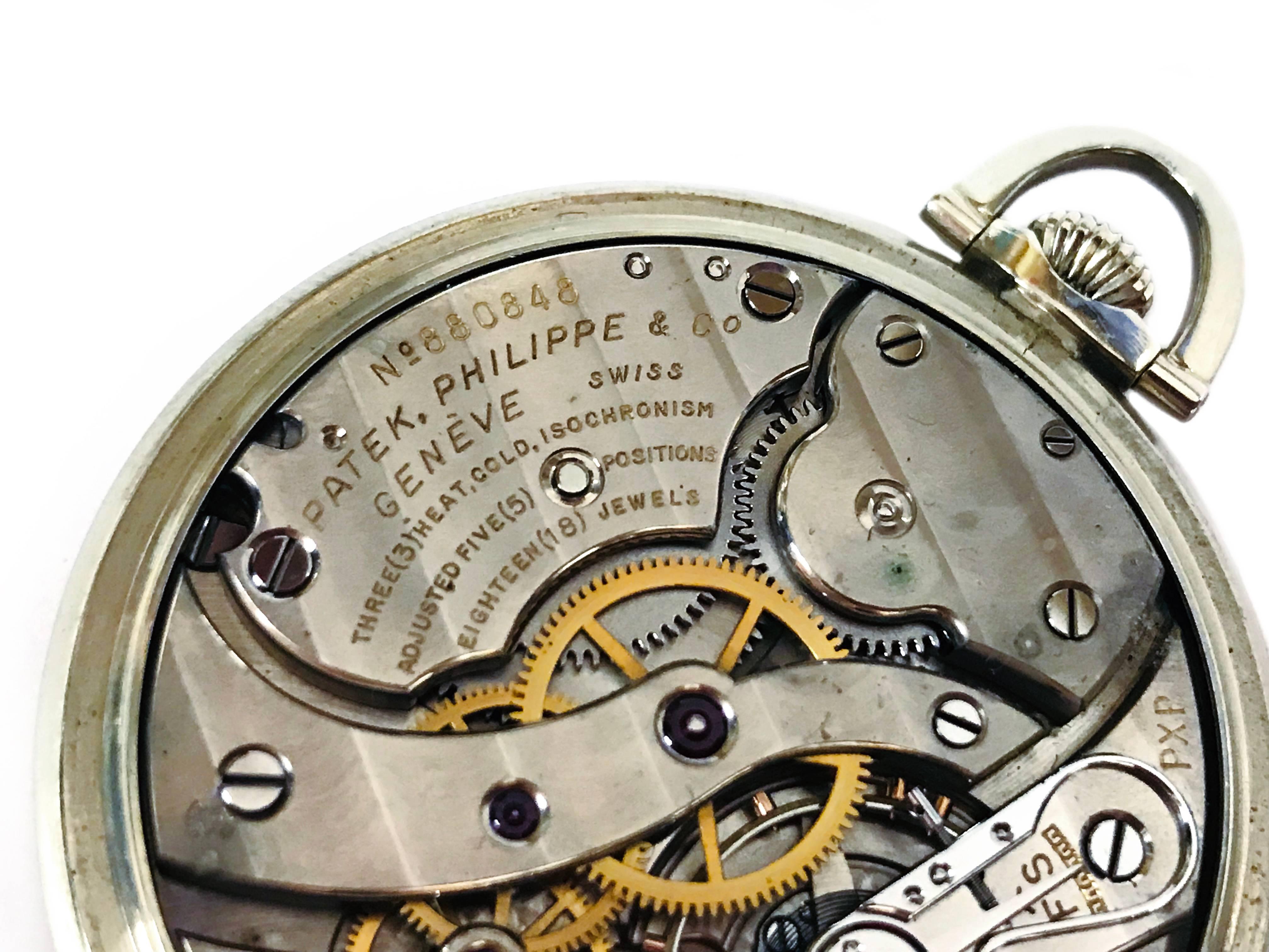 Women's or Men's Patek Philippe Genéve Two-Tone, 18 Jewels Pocket Watch