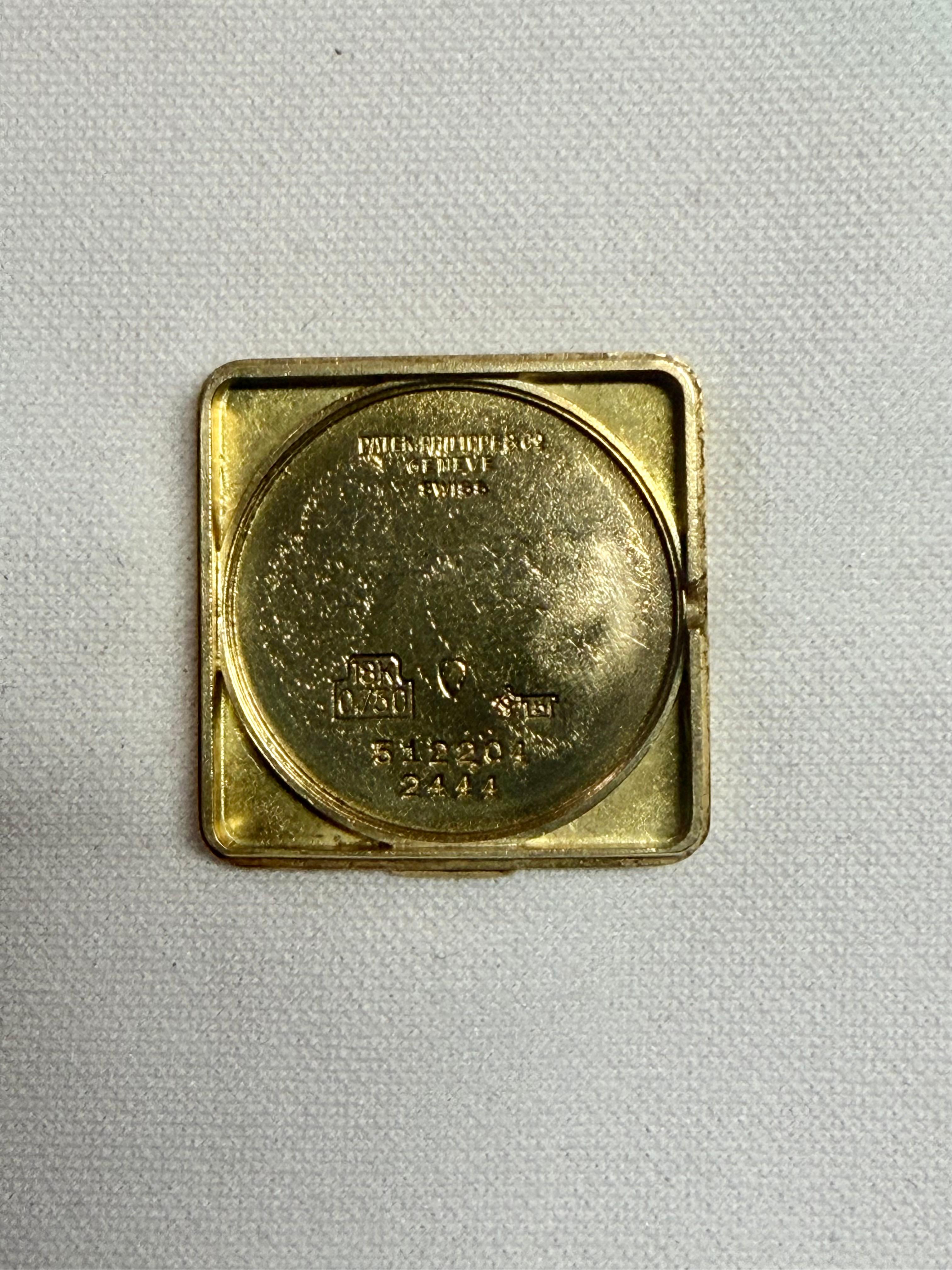 Patek Philippe Genève Vintage Square 18K Gold Wristwatch with Angled Crystal, Ci In Good Condition For Sale In Wailea, HI