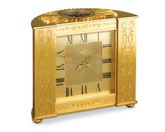 Patek Philippe Gilded Demi-Lune Solar Desk Clock