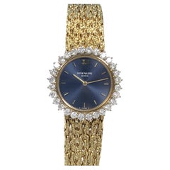 Patek Philippe Gold and Diamonds Ladies Mechanical Wrist Watch
