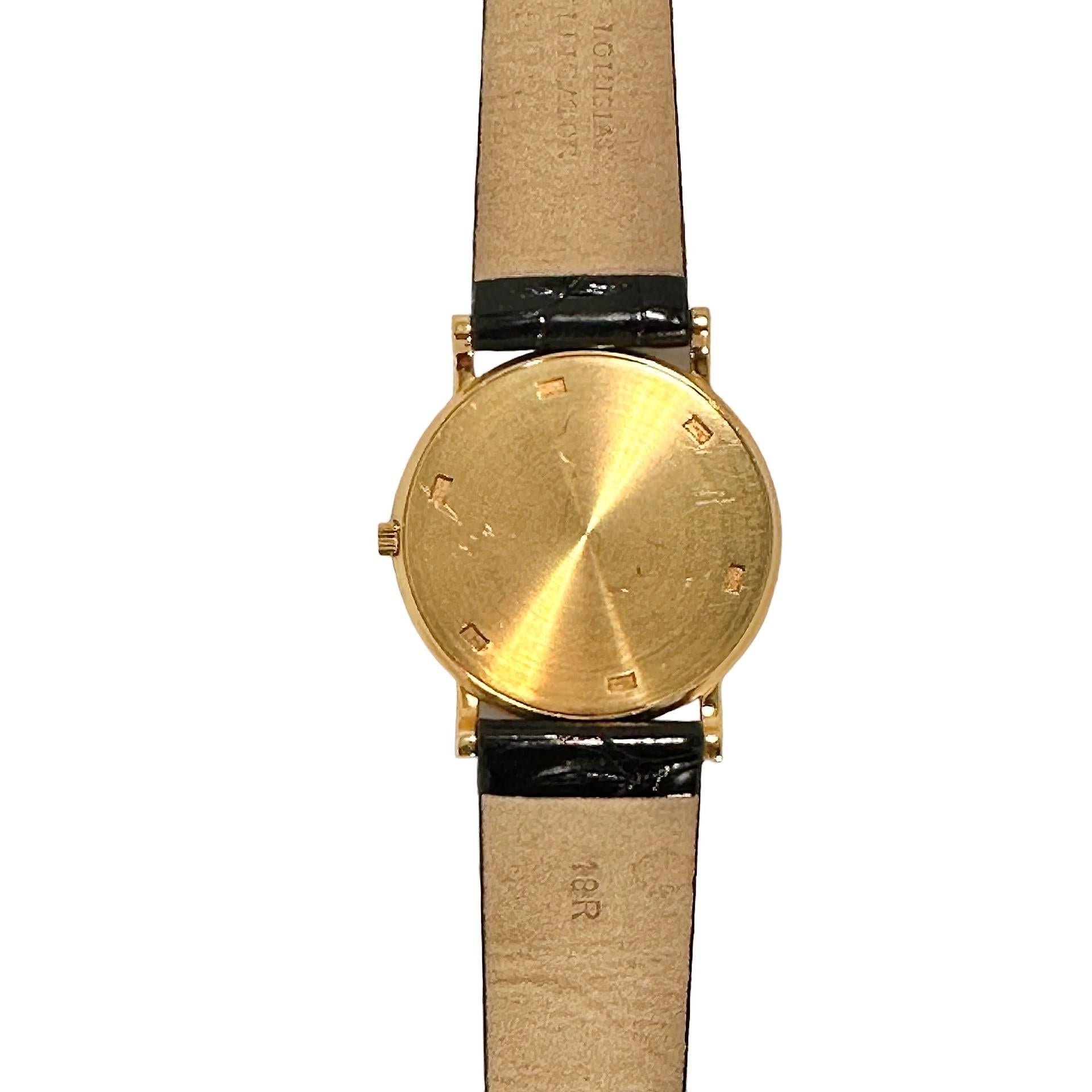 Gold Hobnail Calatrava Herrenarmbanduhr mit Selbstaufzug von Patek Philippe (Moderne)
