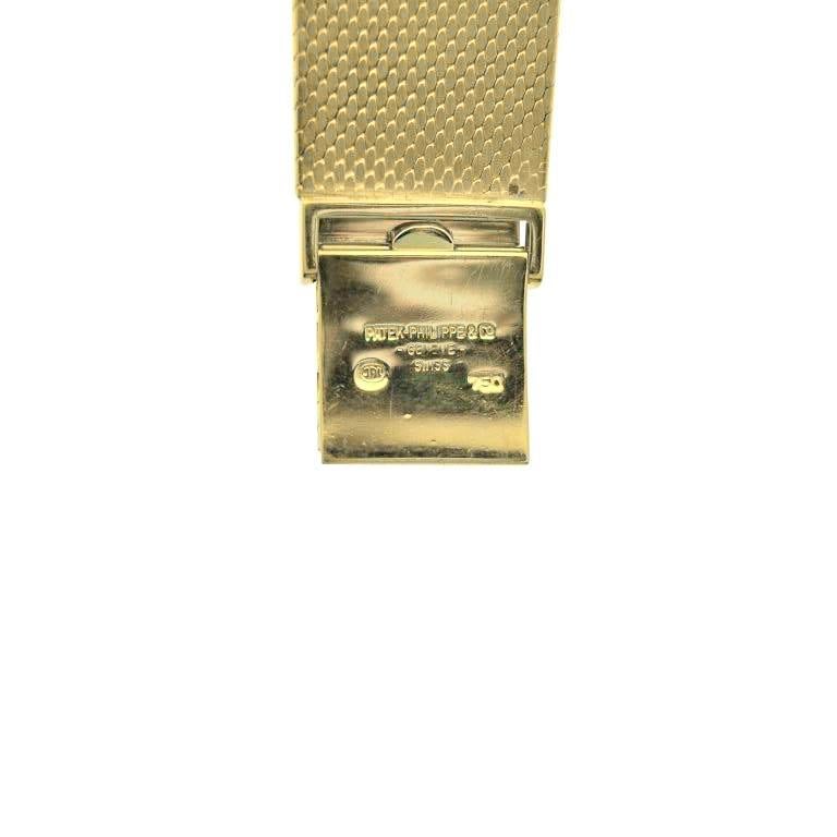 Patek Philippe Gold Ultra Thin Bracelet Watch circa 1966 6