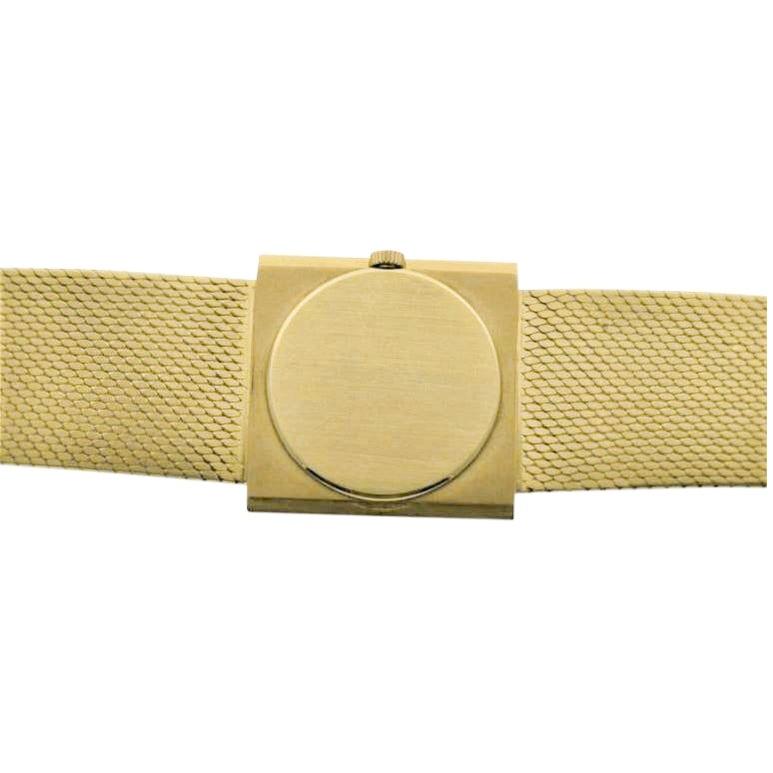 Patek Philippe Gold Ultra Thin Bracelet Watch circa 1966 8