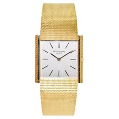 Vintage Patek Philippe Gold Ultra Thin Bracelet Watch circa 1966