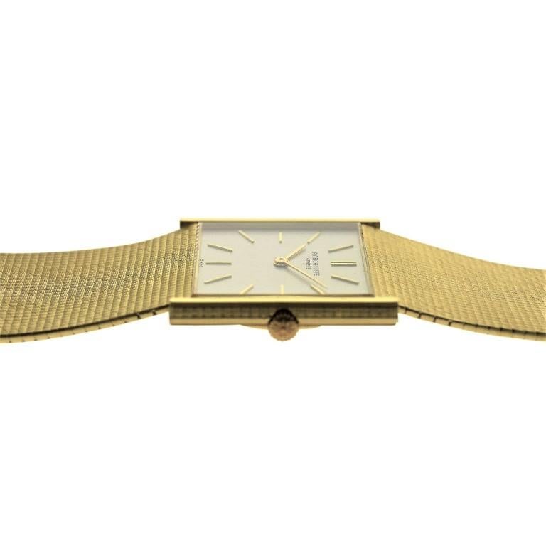 Patek Philippe Gold Ultra Thin Bracelet Watch circa 1966 2