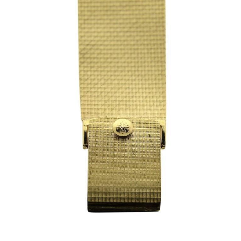 Patek Philippe Gold Ultra Thin Bracelet Watch circa 1966 5