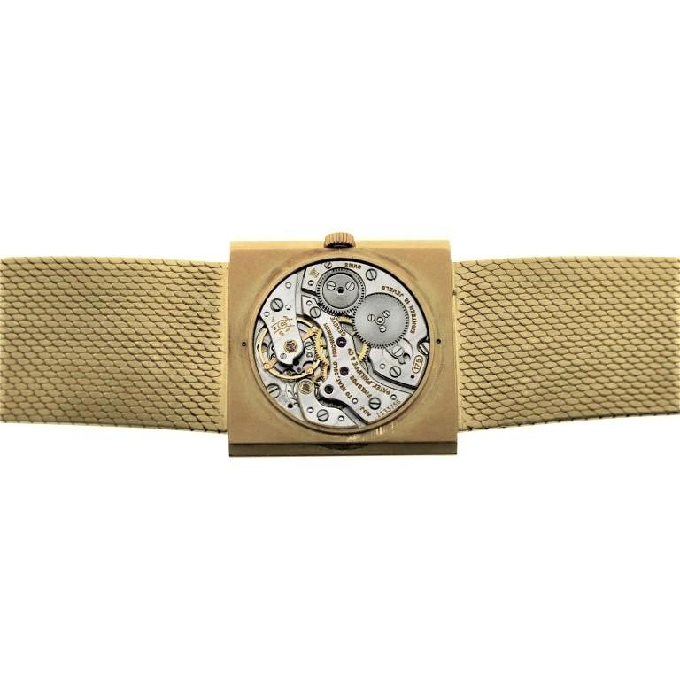 Patek Philippe Gold Ultra Thin Bracelet Watch circa 1966 3