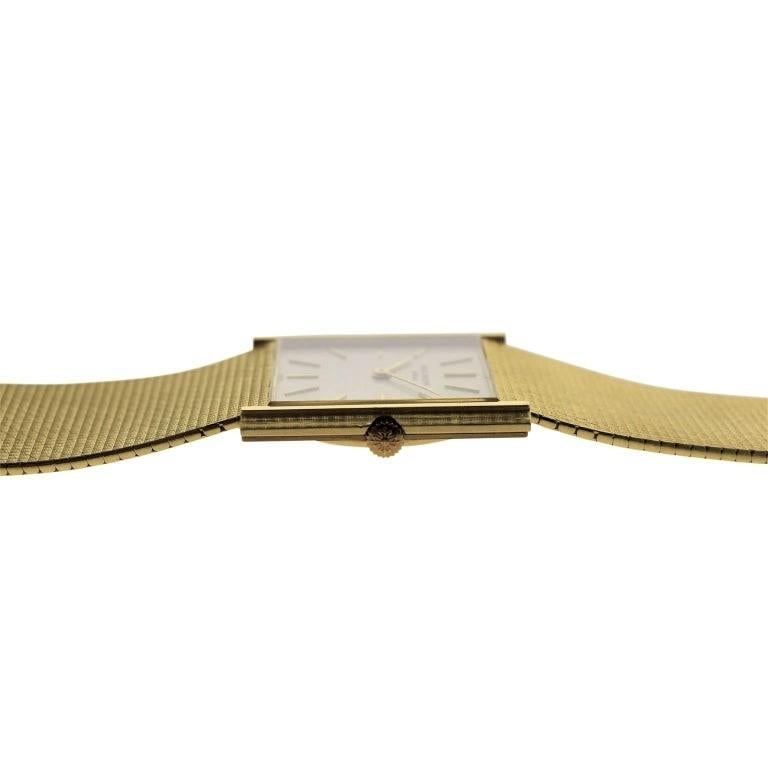 Patek Philippe Gold Ultra Thin Bracelet Watch circa 1966 1