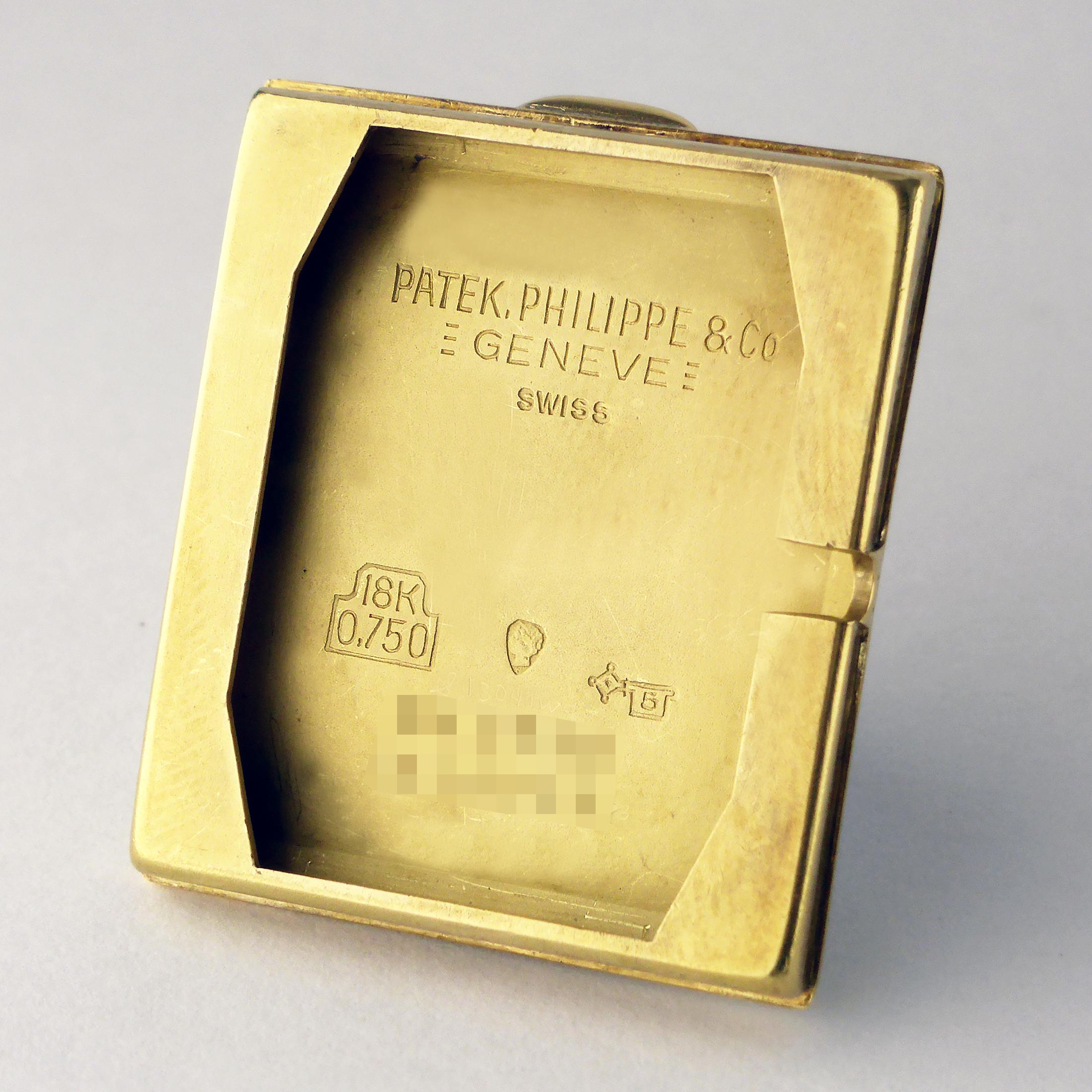 Goldarmbanduhr von Patek Philippe, datiert 1951 im Angebot 8