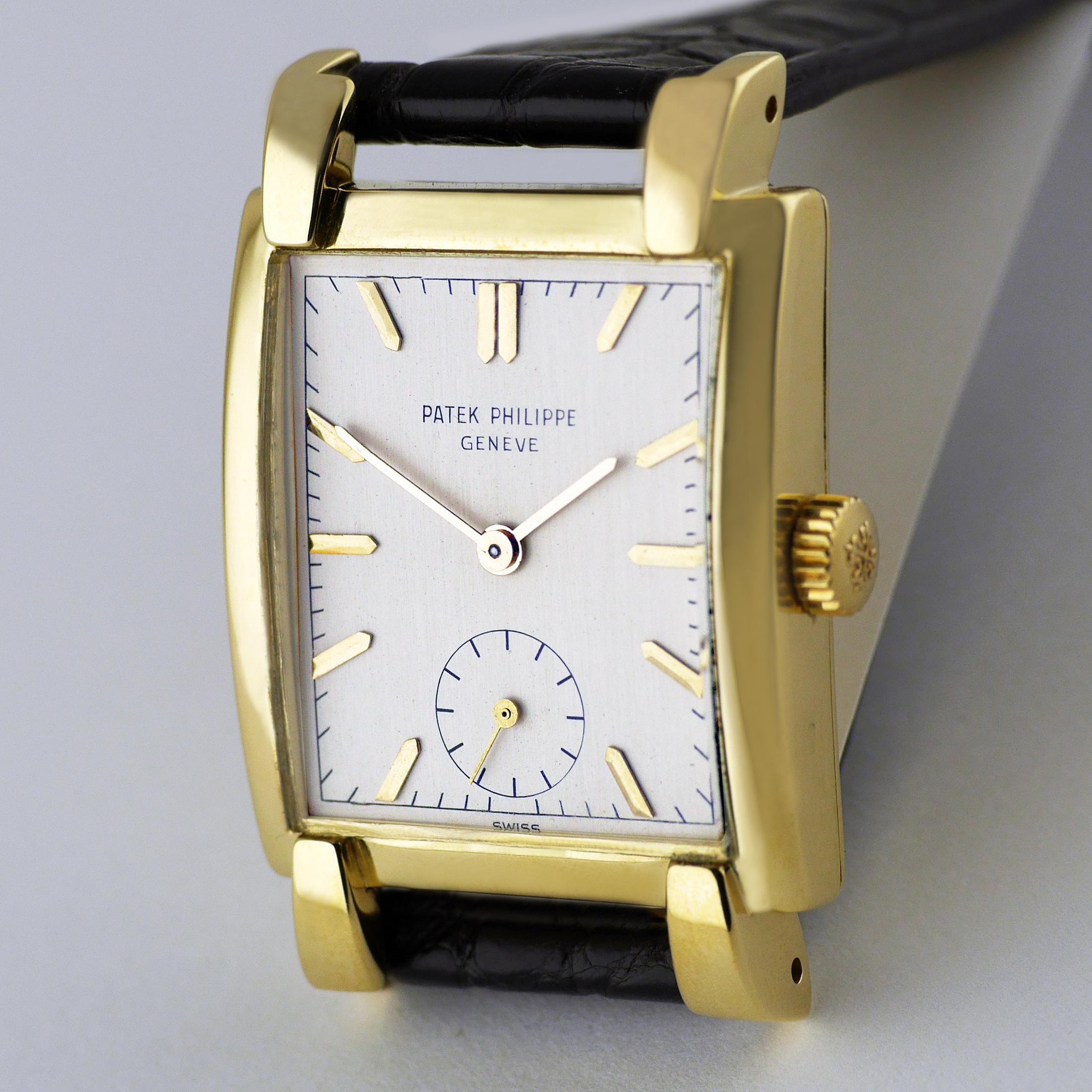 Patek Philippe Gold Wristwatch Dated 1951 For Sale 1