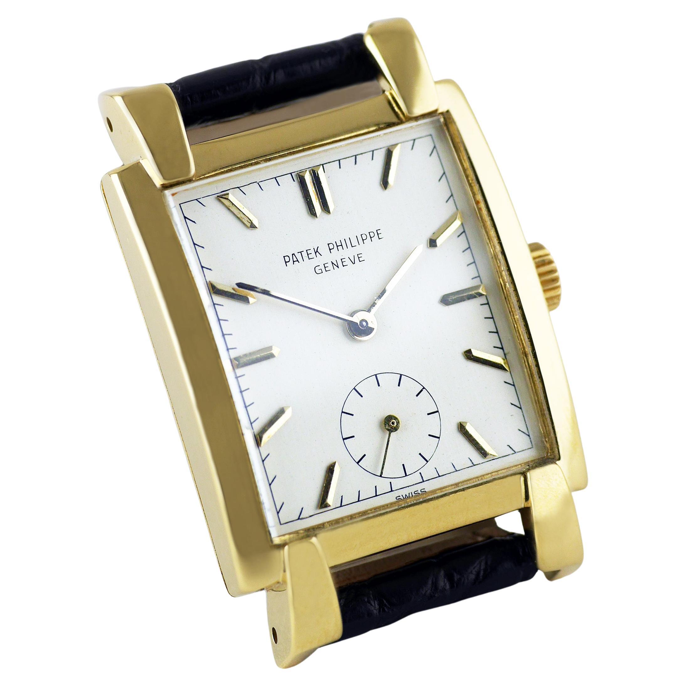 Patek Philippe Gold Wristwatch Dated 1951