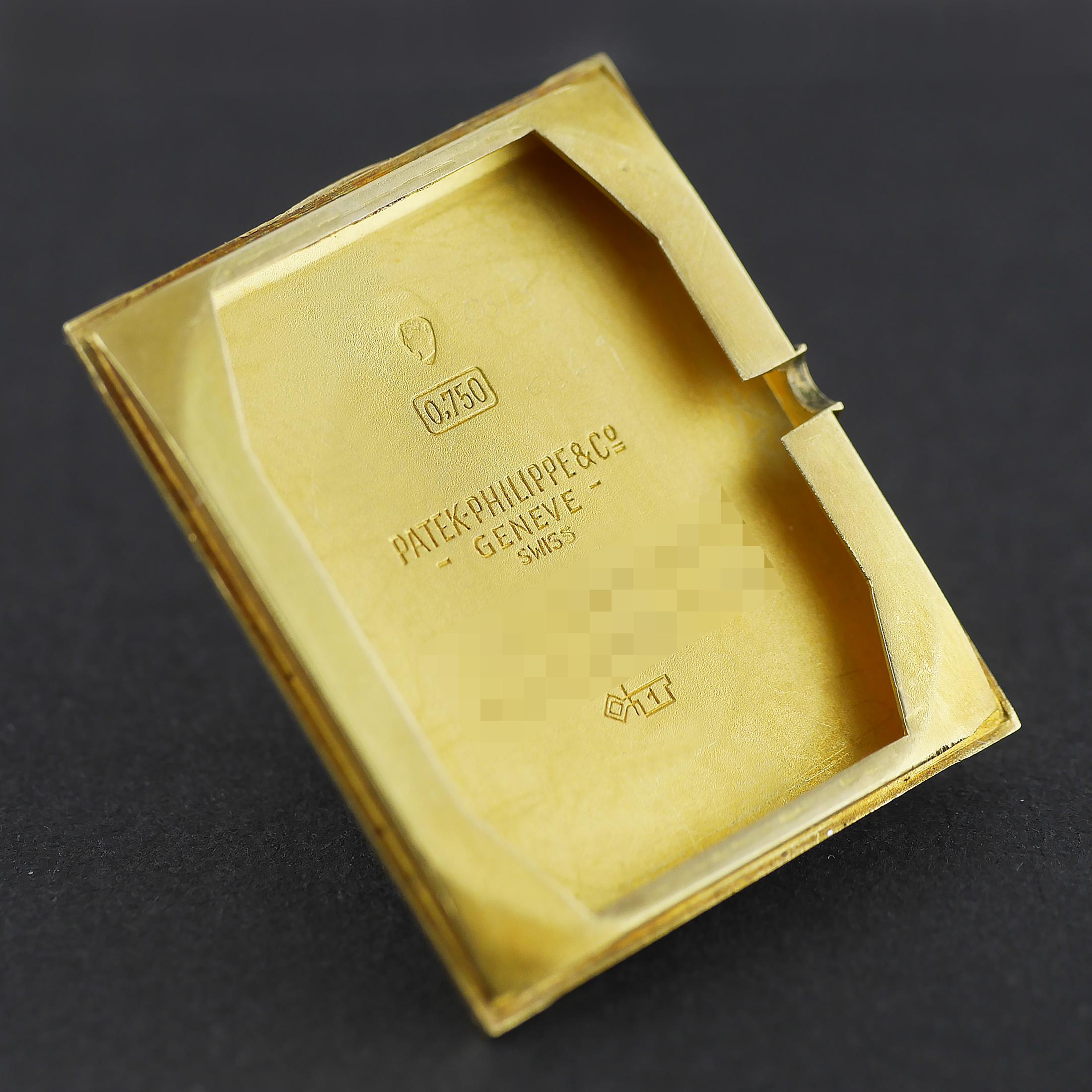 Goldarmbanduhr von Patek Philippe, datiert 1964 im Angebot 6