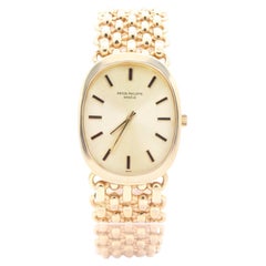 Patek Philippe Golden Ellipse 18K Yellow Gold Oval Circa 1970s watch