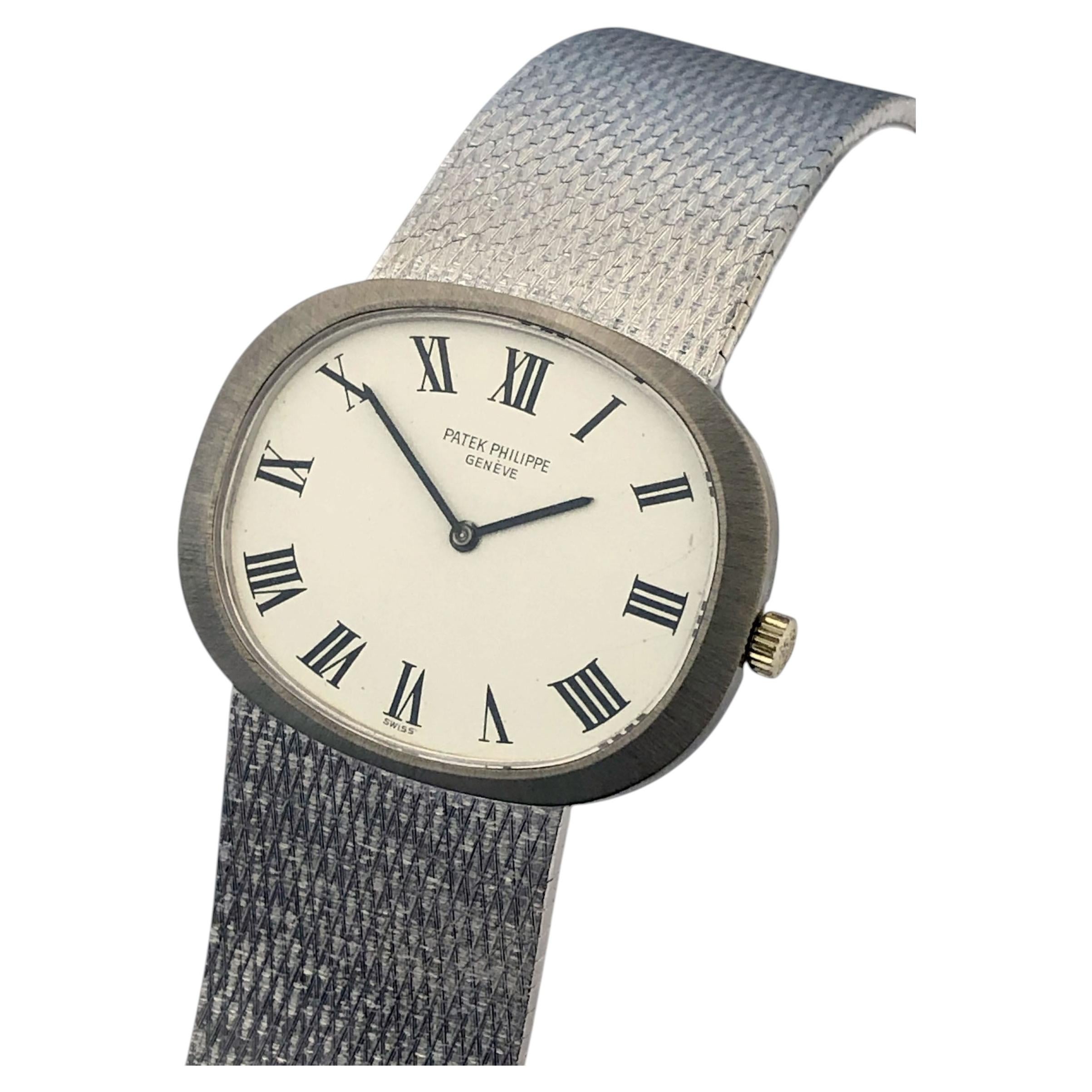 Patek Philippe Golden Ellipse 3583 / 1 White Gold Gents Wrist Watch